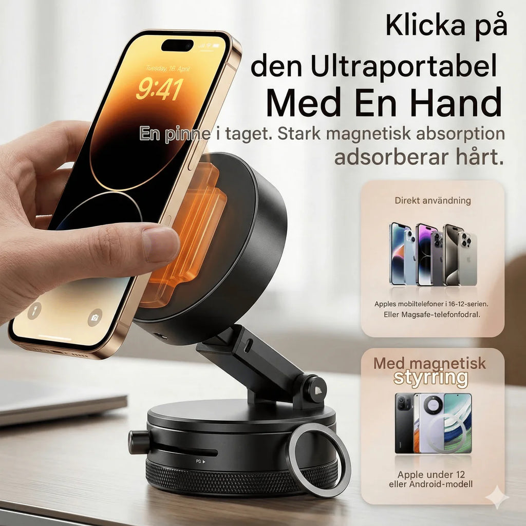 DriveMag – Magnetisk mobilholder for bilen