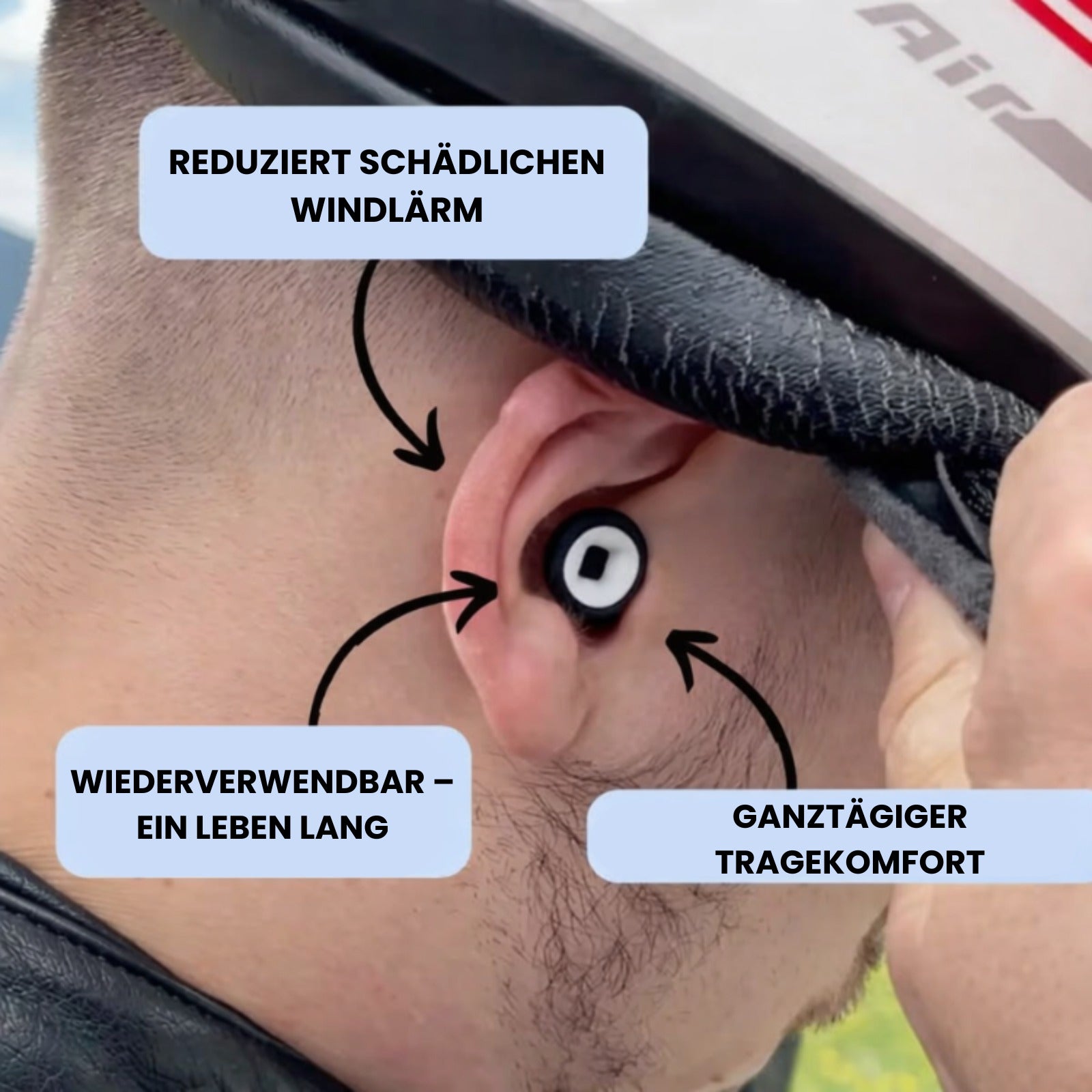 NoiseBlock – Ohrstöpsel für Motorradfahrer