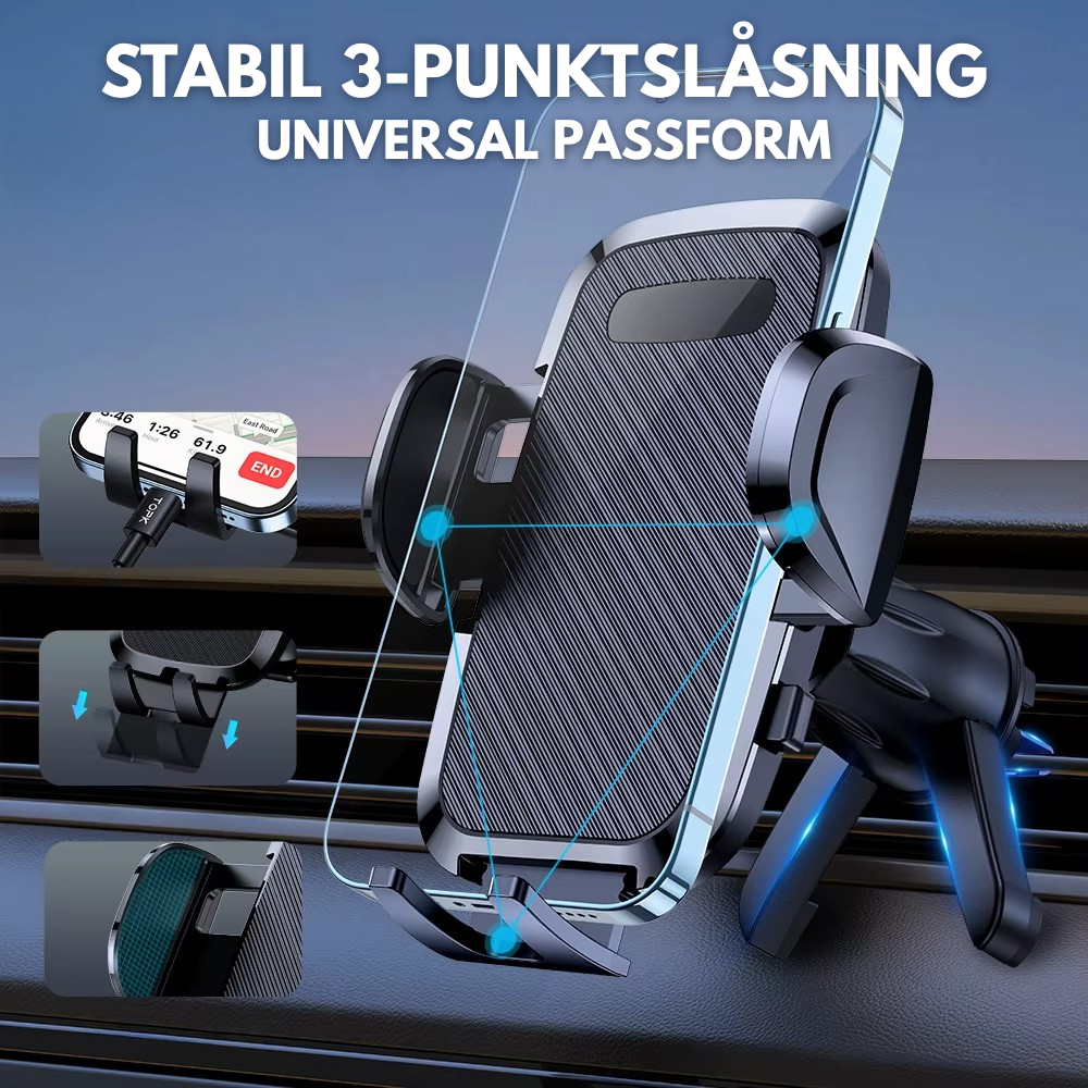 Mobilholder for bil - universal